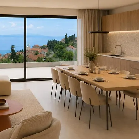 Panoramic Seaview Apartment, Completely Renovated Apartment Opatija